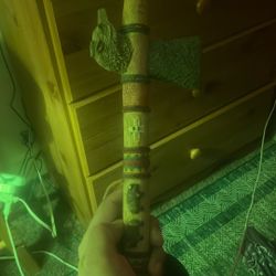 Indian Ceramic Tomahawk 12.5 in Collectible Axe.