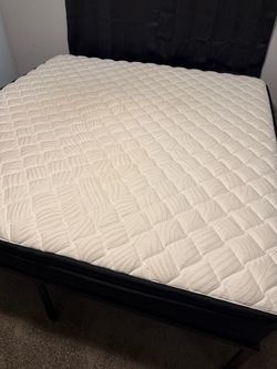 King size mattress and frame 200
