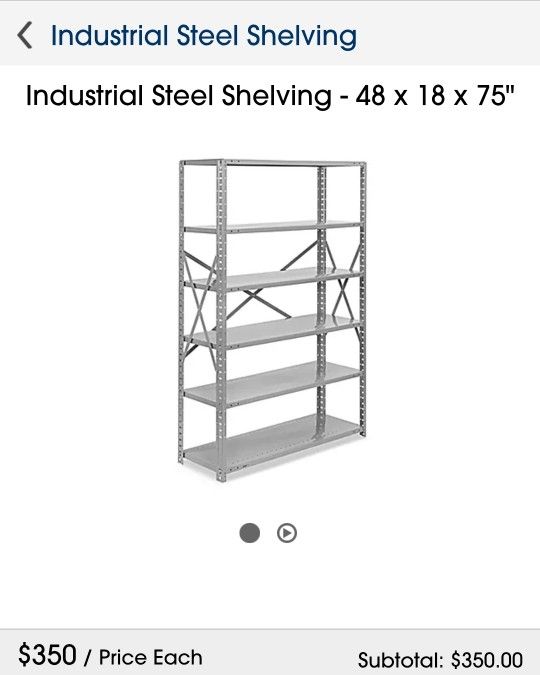 Industrial Heavy Duty Shelving