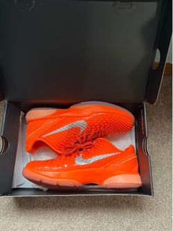 Nike Zoom Kobe 6 ‘Total Orange’ Kids 7Y
