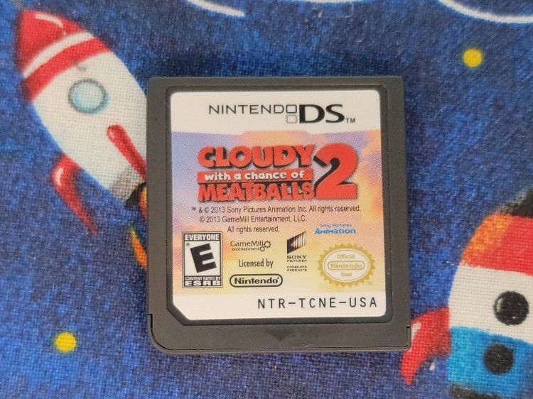 Cloudy With A Chance Of Meatballs Nintendo DS DSi DS Lite 2DS 3DS XL LL