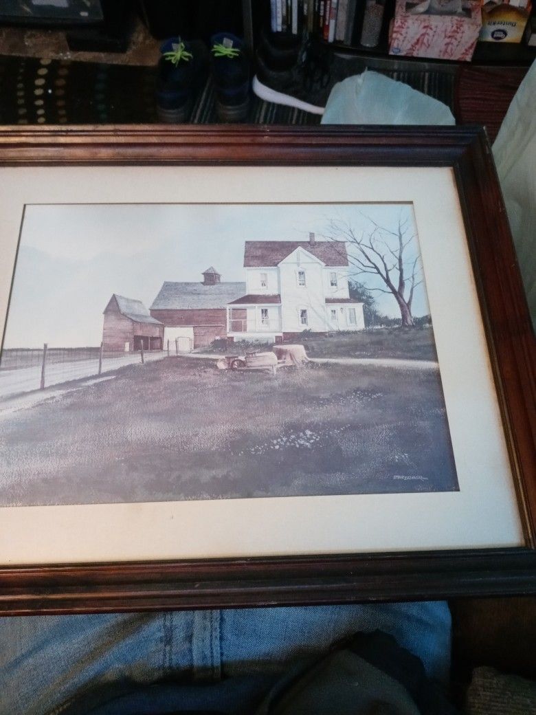 Farmhouse By Steve Zazenski