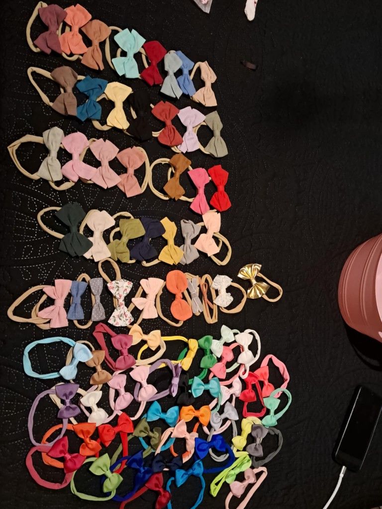 Nylon Baby Headband Bows
