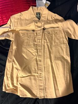 Smoke Rise Beige button down shirt