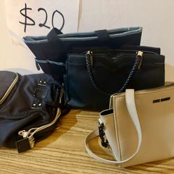 4 Bags Different Sizes, Small, Big, Medium  All 4 For $20