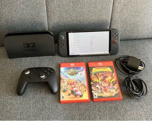 Nintendo Switch 2 Bundle with Games and Pro Controller