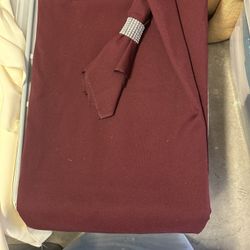 Burgundy Table Cloths 