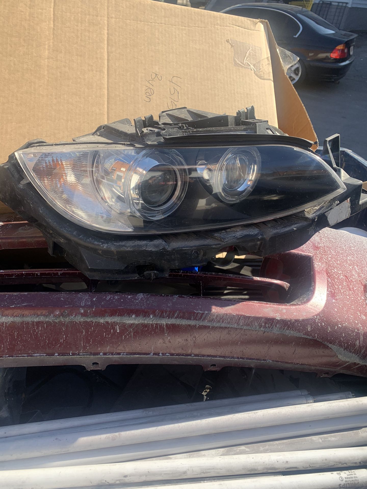 E92 335i passenger headlight