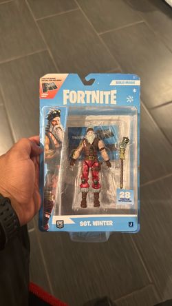 Fortnite Solo Mode Winter Series 1 Sgt. Winter 4" VIRTUAL CODE - NEW SEALED