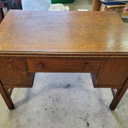 Vintage Old Oak Desk.