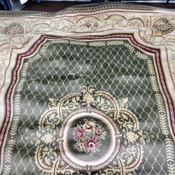 Large Merinos Monalisa Area Rug – Green Floral Design