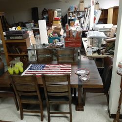 Ashley Furniture Dining Table And Six Chairs