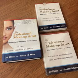 Set of three extraordinary The professional Make Up Artist books