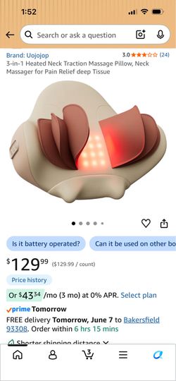 New massage pillow