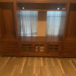 TV Console And Shelves 