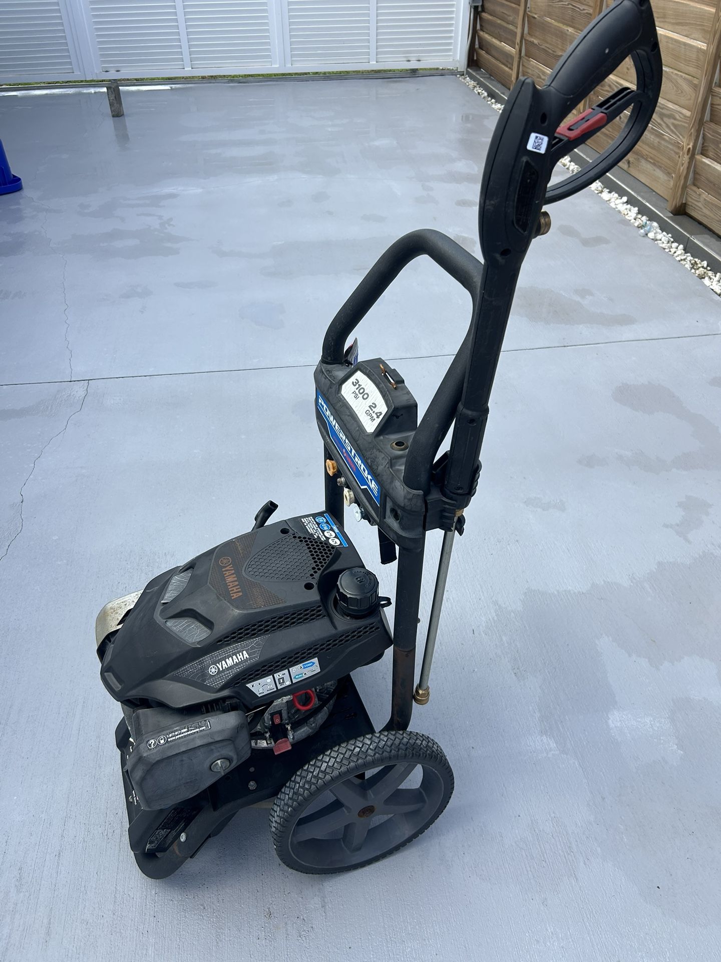 Gas Washer Pressure 3100 PSI Yamaha