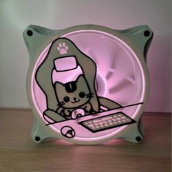 Custom 3D Gaming PC fan shroud/Cover