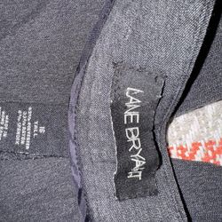 Lane Bryant Grey Slacks Front Zip 16 Long