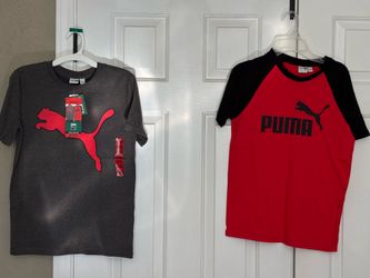 New Puma short sleeve Youth Boy T-shirt size M 10-12