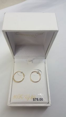 10k hoop earrings
