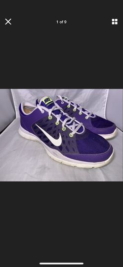 Nike Flex Trainer 3 580374-501 Women’s Size 11 US Purple/White Sneakers Good Shp. Condition is "Pre-owned". See the photos for condition. Feel free t