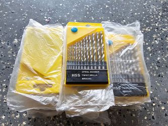 Bulk Lot of HSS Twist Drill Bit Sets