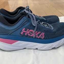 HOKA Women’s BONDI 7 Running Shoes SZ 6(Worn 2)