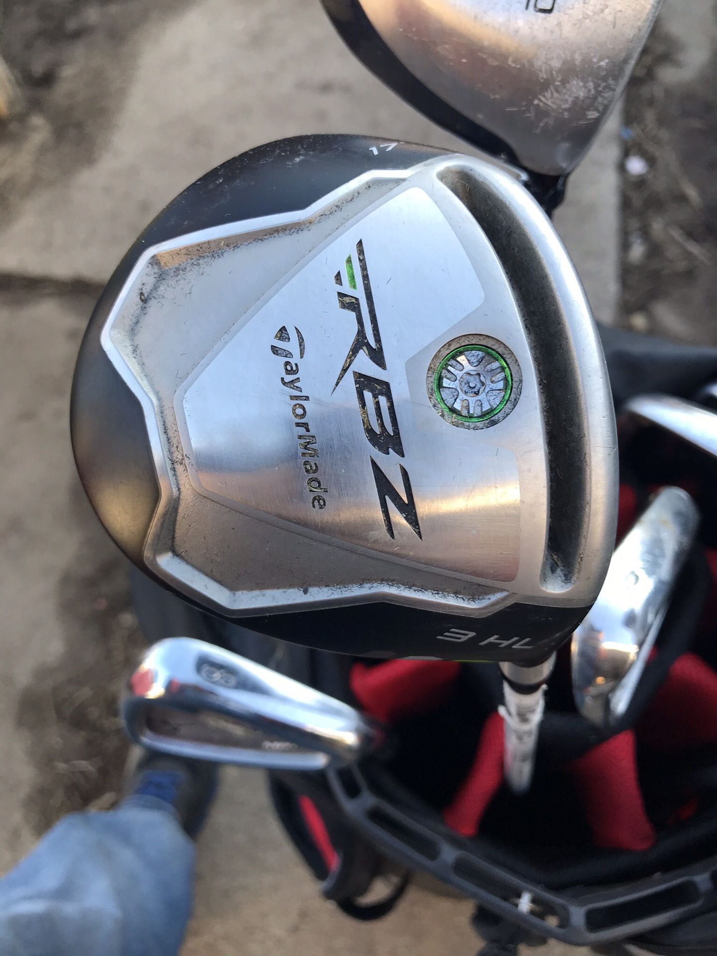 Mizuno morning 53 Irons RBZ taylor made hybrid 3