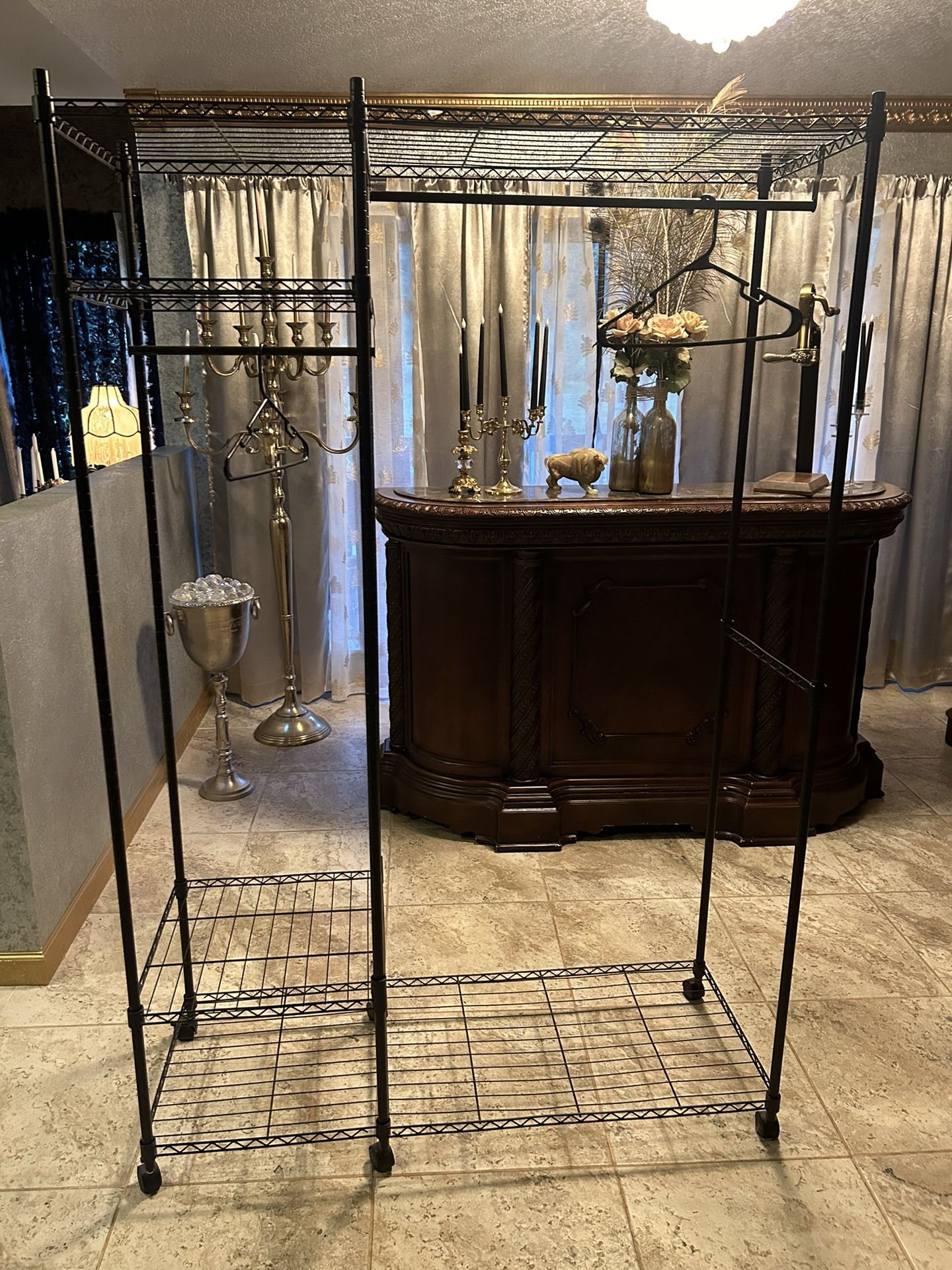Rolling Portable Wardrobe