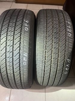 275/50/22. Two used Bridgestone tires please read description.