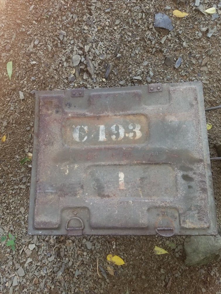Steel Military Ammo Box Dated 1944