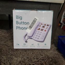 Big  Botton Phone With Extra Loud Ronger New