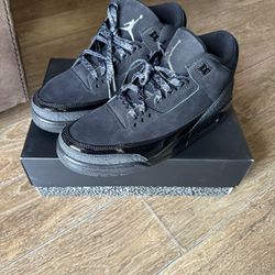 NEW Black Cats Jordan 3s 