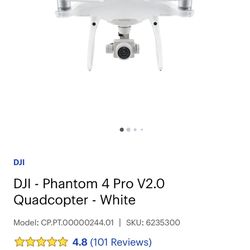 DJI phantom 4 Pro Basically New- Save$- Will Trade Read Ad