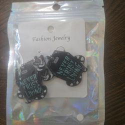Beetlejuice Earrings Halloween