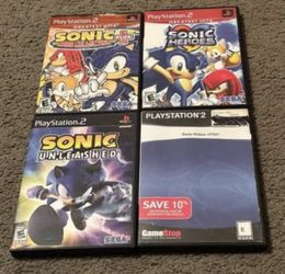 PlayStation 2 Sonic the Hedgehog Games