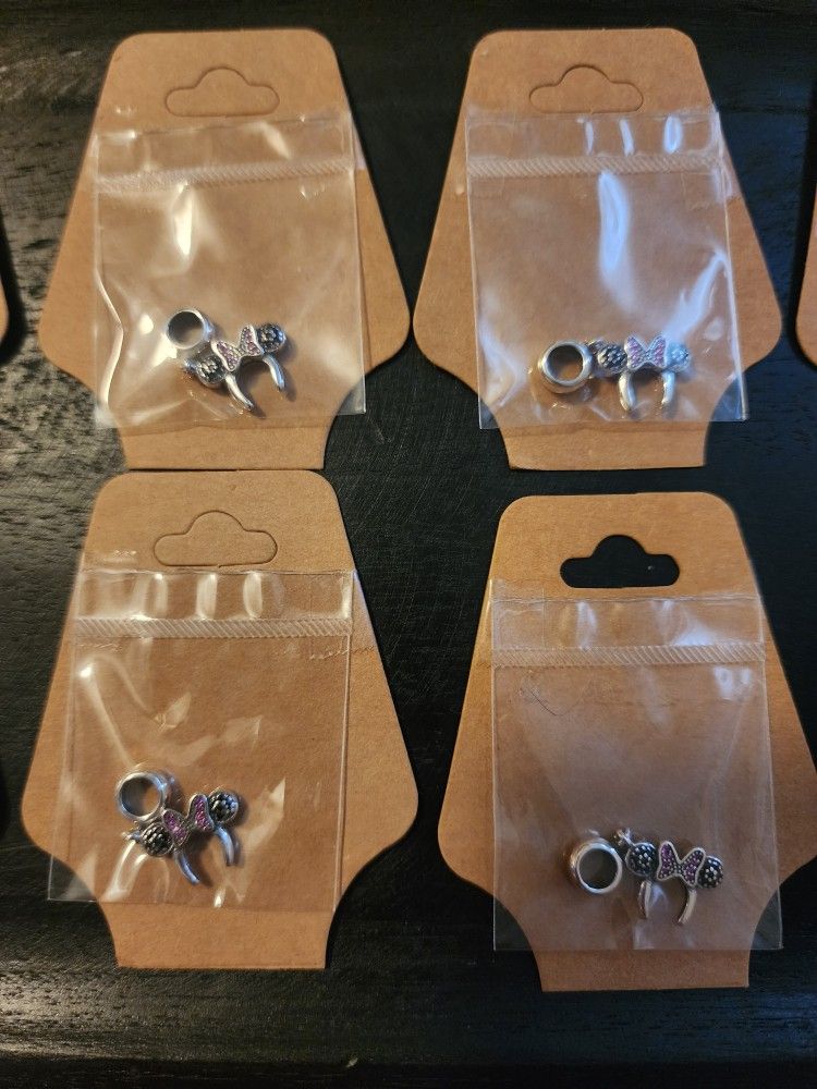 Disney Sterling Silver Bracelet Charms