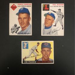 1954 & 1955 Original Tops Cards