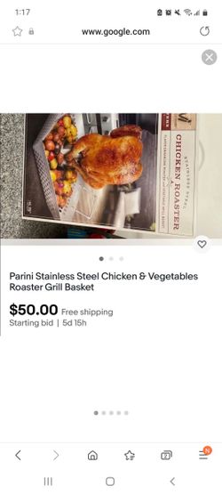 Chicken Roaster And Bbq Grilling Basket