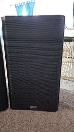 QSC powered speakers