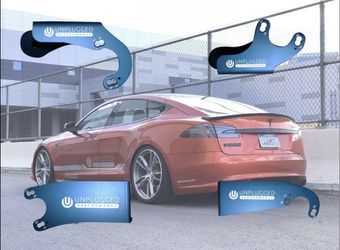 Unplugged Performance - Tesla Model S Lowering Kit