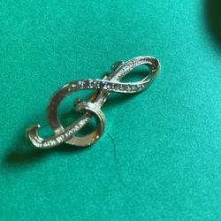 Vintage Jewelry Music Note Pin