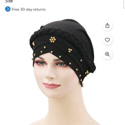 Braid Indian Hat Muslim Stretch Turban Hat lot of 4