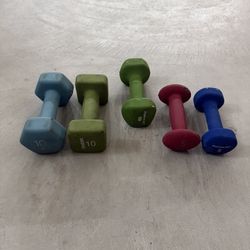 38 LB Neoprene Dumbbells