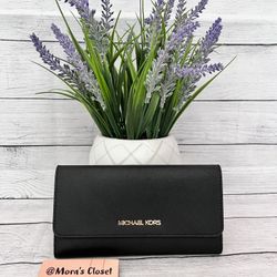 Michael Kors Black/Gold Wallet