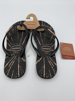 Havaianas Slim Women's Size 6 Flip Flops New (RETAIL: $34.99)