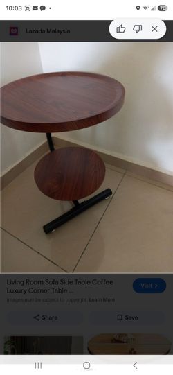 Round end table