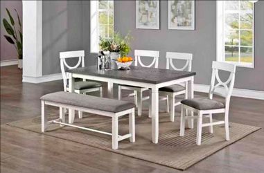 BRAND NEW 6PCS DINNING TABLE SET $389
