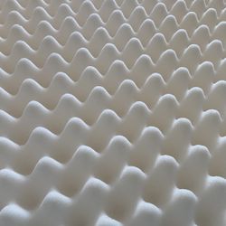 2.5” Queen Egg Crate Foam Mattress Topper Like New