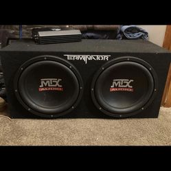 Subs Amp Full Set Up Used But Like New 